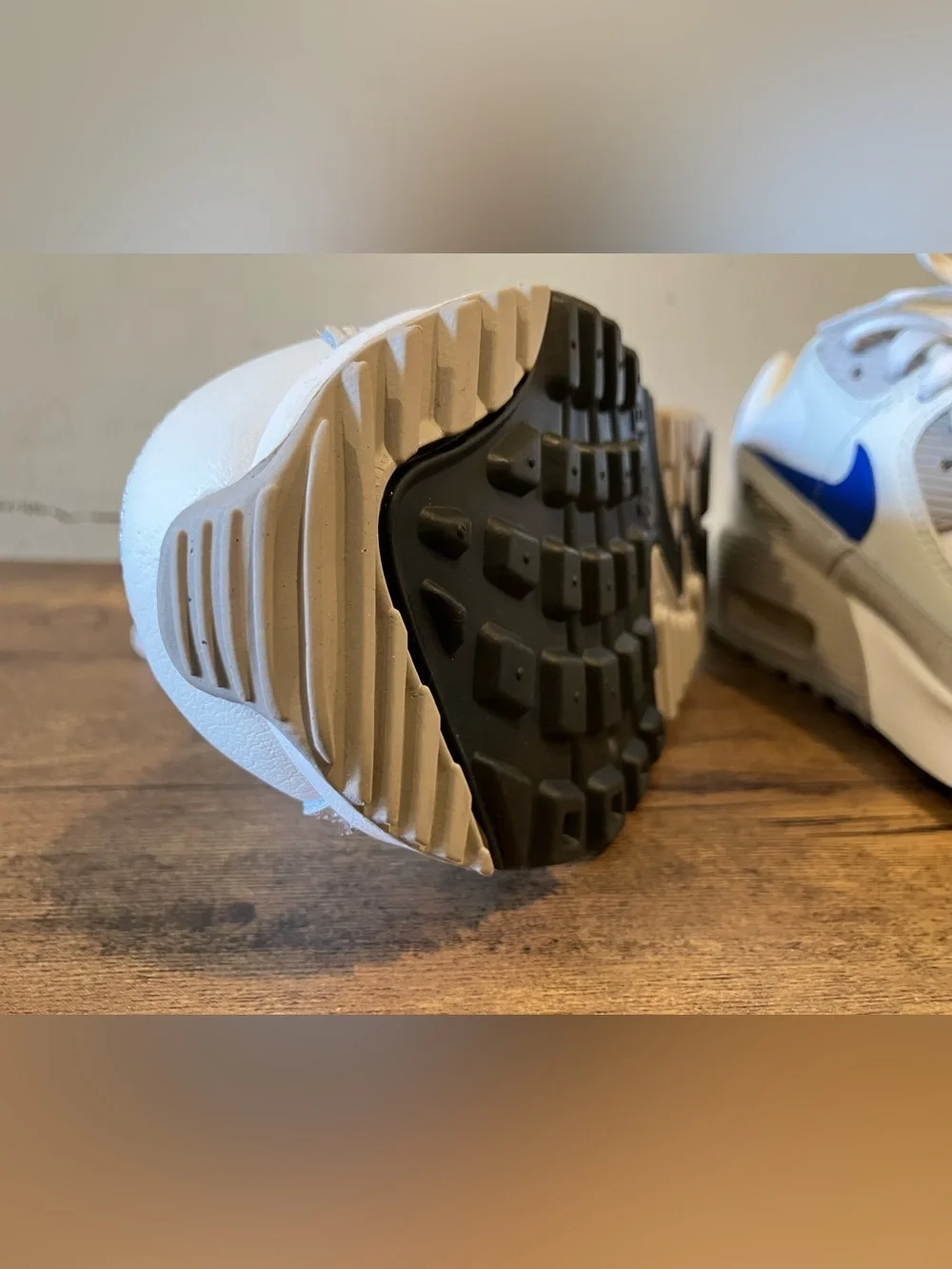 Nike Air Max 90 Summit White Racer Blue (GS)